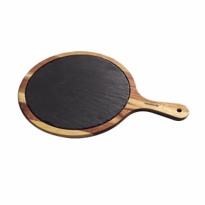 0061383_platou servire din lemn acacia si ardezie 367 x 25 cm zokura