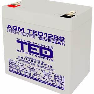 AGM Battery 12V 5Ah 5.2Ah CSB Yuasa Long RBC TED1252 F2