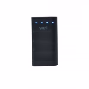acumulator usb portabil powerbank 4000mah 1a negru well