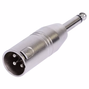 adaptor 3 pini xlr tata jack 635 mm tata mono metal bst 18 5575