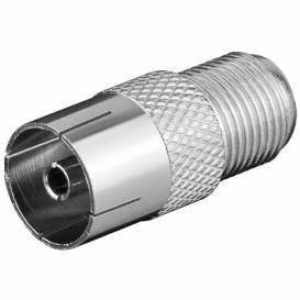 adaptor coaxial mama la f mama din metal goobay