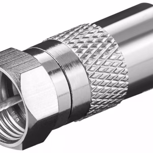 adaptor coaxial tv mama f tata din cupru goobay