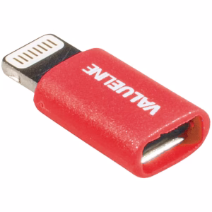 adaptor iphone lightning tata micro usb mama rosu valueline