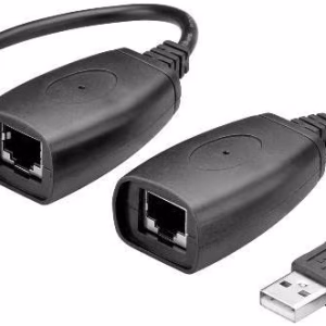adaptor prelungitor usb la cat5 extender max 40m usb2 ext eth 40m