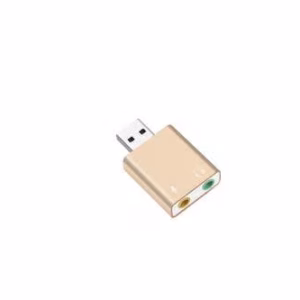 adaptor usb 20 2x35 mm jack placa de sunet audio 71 virtual aluminiu well