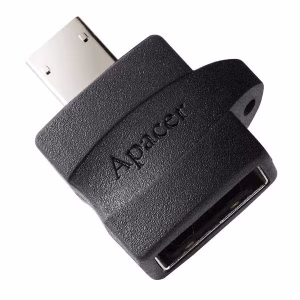 adaptor usb 20 micro usb otg apacer negru