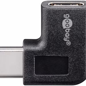 adaptor usb 31 type c type c 90 grade 5gbps potrivit pentru macbook goobay 45402