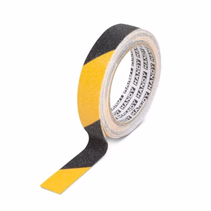 banda adeziva antiglisanta 5m x 25mm galben negru handy