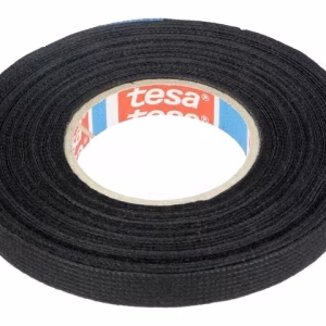 banda din panza vata din pet w 9mm l 15m neagra tesa 51608 00005 00