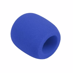 burete microfon albastru mare 75x60mm azusa mik1574c