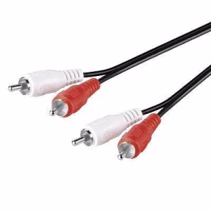cablu 2x rca 15m ecranat cupru goobay