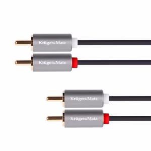 cablu 2x rca 2x rca 10m basic krugermatz km1210