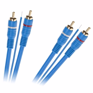 cablu 2x rca 5m cu remote cabletech