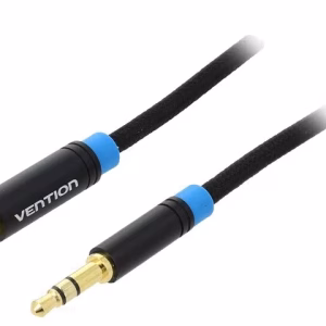 cablu 5m jack 35 mm 3pin mama jack 35 mm 3pin tata negru vention vab b06 b500 m
