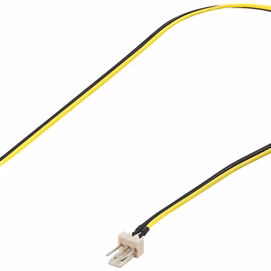 cablu adaptor de alimentare pc tata 3 pini la 2 pini mama 03m goobay
