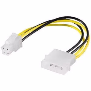 cablu adaptor molex 525 la p4 pini pentru alimentare pc goobay