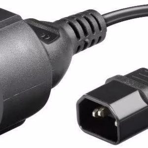 cablu adaptor ups priza iec320c14 la schuko mama 23cm goobay
