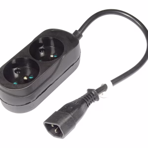 cablu alimentare adaptor de la ups iec c14 la 2x cupla schuko 03m jonex