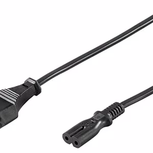 cablu alimentare casetofon negru 3m well