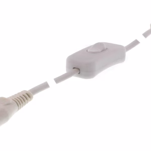 cablu alimentare corpuri t5 cu intrerupator 15m alb well