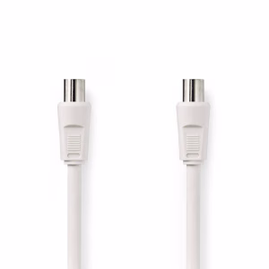 cablu antena coaxial tata tata 10m alb nedis