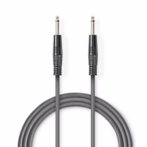 cablu audio 3m jack mono 635 mm tata jack mono 635 mm tata nedis
