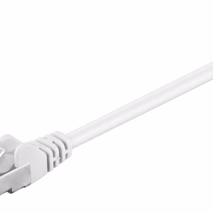 cablu cat5e ftp rj45 rj45 1m ecranat alb goobay