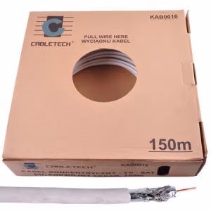 cablu coaxial 58mm dublu ecranat miez cupru cabletech kab0016