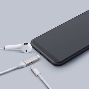 cablu de date 2in1 ipad iphone lightning 1m 2a argintiu delight
