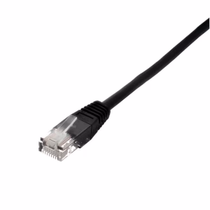 cablu de retea utp cat5e patch cord 025m negru well utp 0008 025bk wl