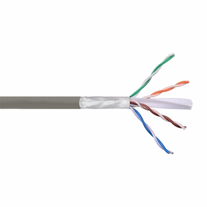 cablu ftp cat 6 cca fire interioare solide ecranat 1 x 056mm x 2 x 4 exterior 6 mm pret 1m delight 20048