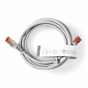 cablu ftp cat6 patch cord 2m gri rj45 rj45 nedis