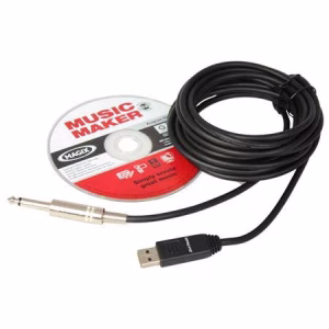 cablu jack 63mm mono la usb 5m placa de sunet