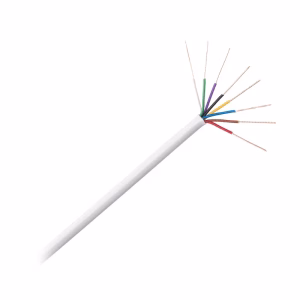 cablu pentru telefon sau alarma din cupru ytdy 8x05mm 1m liniar alb cabletech kab0553