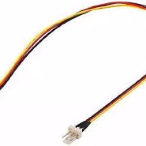 cablu prelungitor de alimentare ventilator pc fan power 3 pin tata mama 30cm goobay 93631