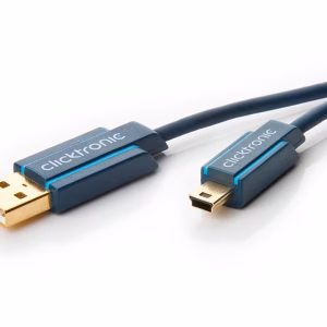 cablu profesional 1m mini usb 20 usb hi speed 480mbit s ofc cupru fara oxigen aurit clicktronic