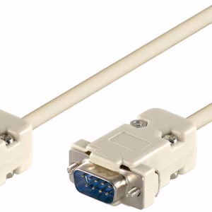 cablu serial 1 1 rs232 d sub 9 pini tata mama 5m goobay