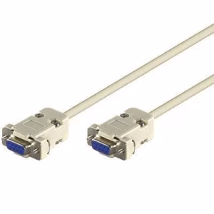 cablu serial rs232 db9 mama la db9 mama 2m goobay