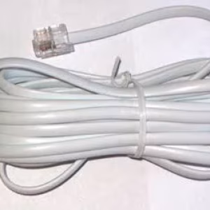 cablu telefon extensie 3m rj11 alb