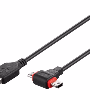 cablu usb 20 a tata micro usb mini usb mini b tata 1m goobay