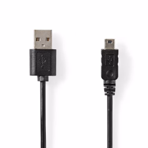 cablu usb 20 a tata mini usb 5 pin tata 3m negru nedis