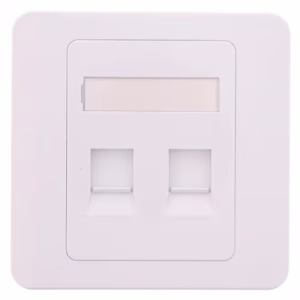 capac priza rj45 fara keystone 2 porturi alb well
