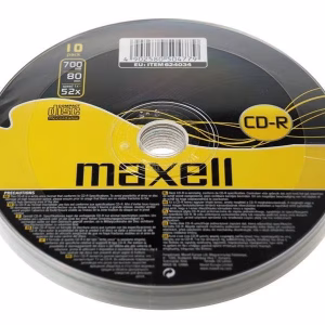 cd r 700mb 52x maxell 10buc pe folie