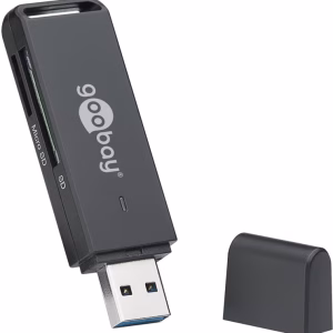 cititor card reader usb 30 pentru sdxc sdhc microsd si sd goobay 58260