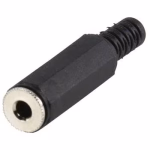 conector jack stereo 35 mm mama cu protectie cablu well