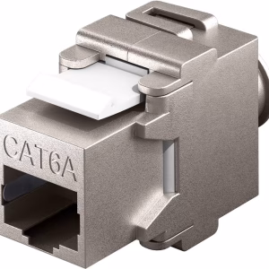 keystone modul rj45 cat6a stp 22 26awg pentru cablu 5 9 mm goobay 95900