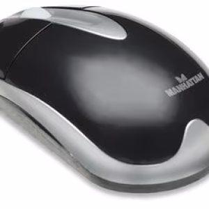 mouse optic usb 1000dpi negru 177016 manhattan