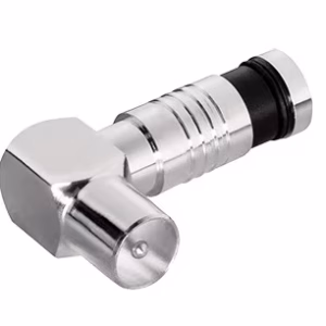 mufa coaxial tata tip compresie cotit 90 grade max 7mm
