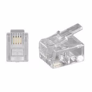 mufa rj11 6p4c 6 pini 4 contacte mufa telefon goobay