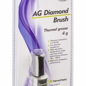 pasta termoconductoare ag diamond brush 4 w mk 4grame ag termopasty